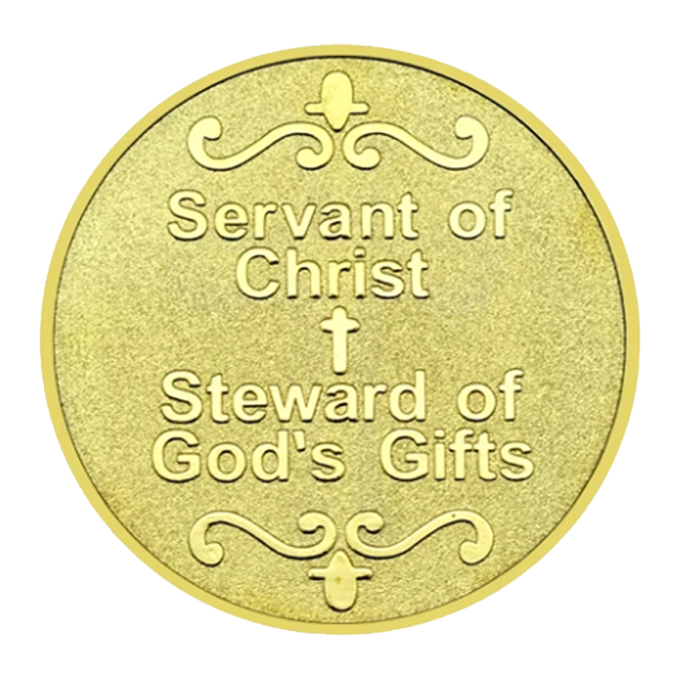 Servant of Christ Gold Coin // Christian